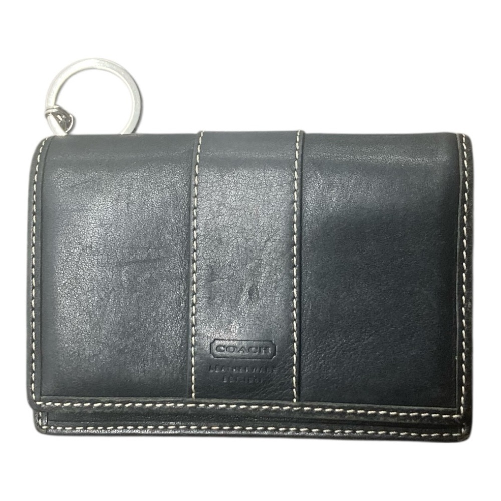 Coach Black Leather wallet - Picture 2 of 9